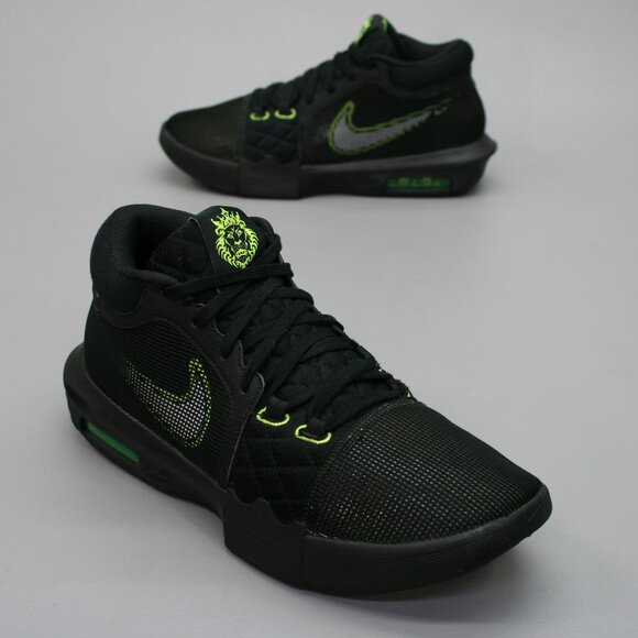 Nike Men's 9.5 Lebron James Witness 8 VIII Black Gym Shoes Sneakers - FB2239-002 - Picture 1 of 12